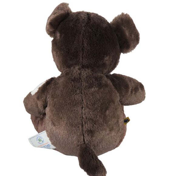 Build A Bear Chocolate Brown Dog Plush Toy Puppy Plush Stuffed Animal - Picture 4 of 15
